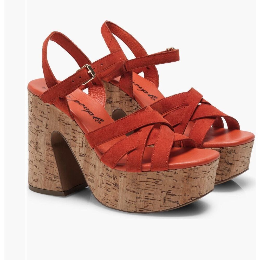 Free People Lisbon Platform‎ Sandal. Sz. 40